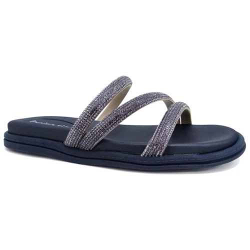 Tamanco Beira Rio Flatform Birken 8488.108 Marinho