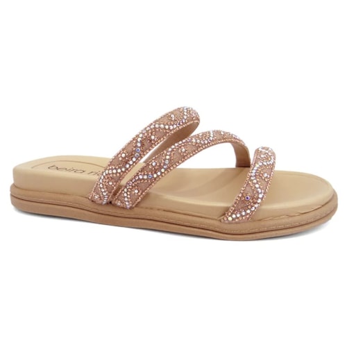 Tamanco Beira Rio Flatform Birken 8488.108 Ouro Rosado/Aurora B