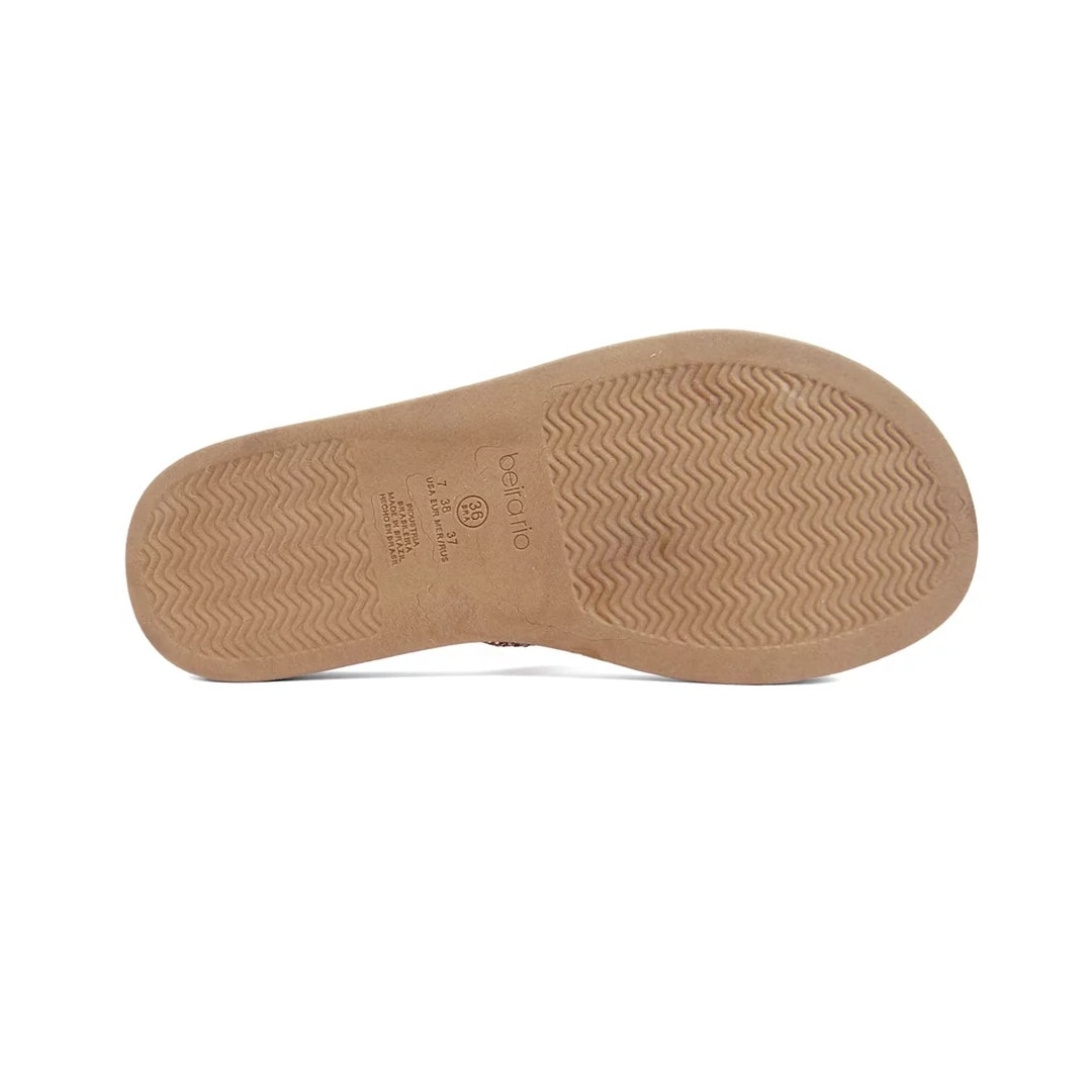 Tamanco Beira Rio Flatform Birken 8488.108 Ouro Rosado/Aurora B