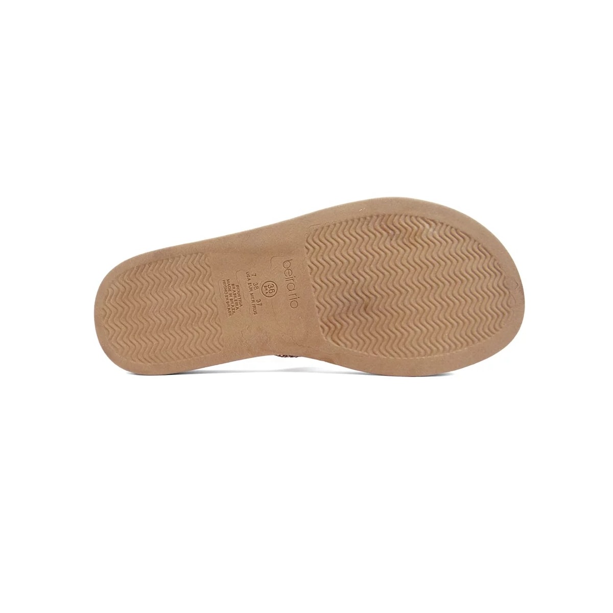 Tamanco Beira Rio Flatform Birken 8488.108 Ouro Rosado/Aurora B