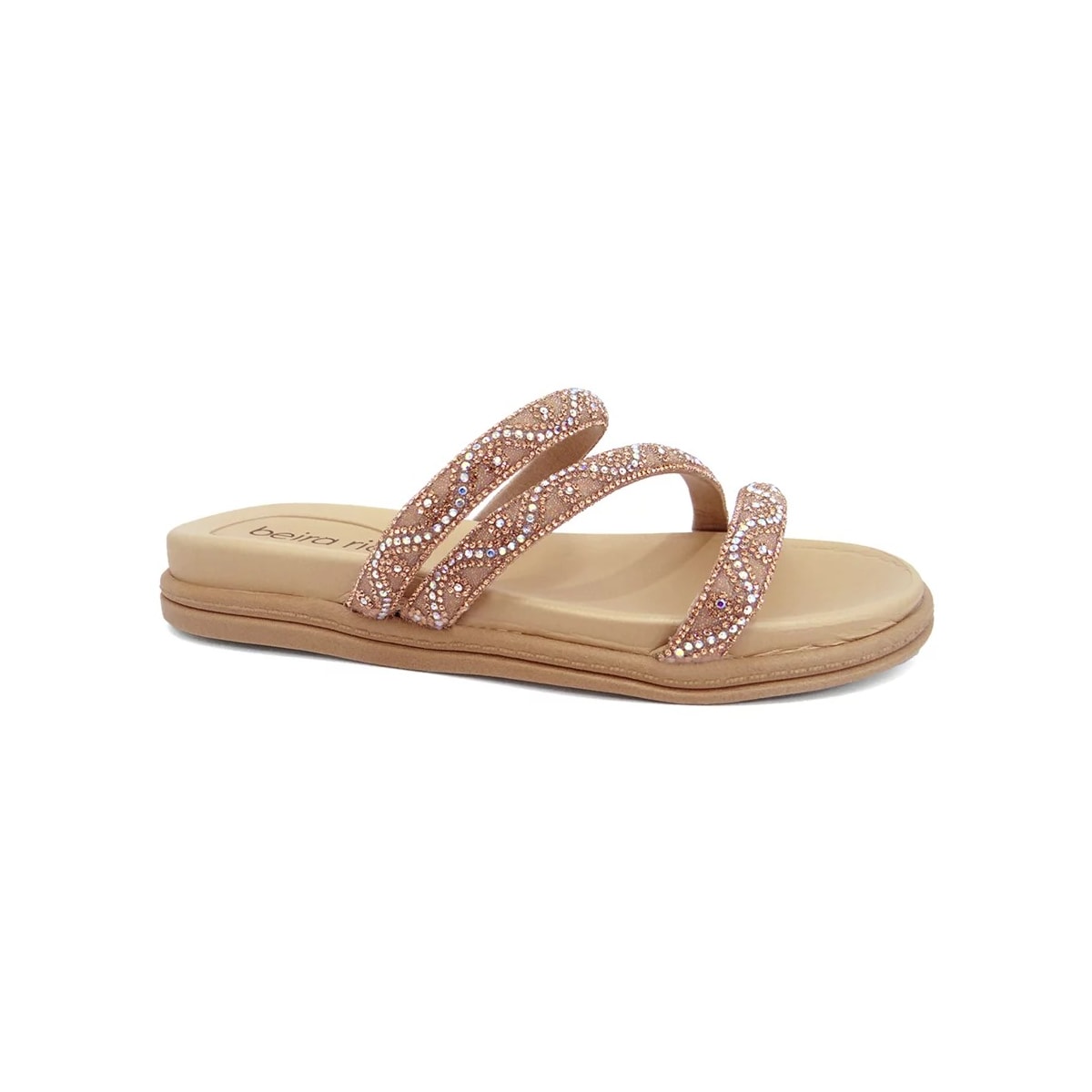 Tamanco Beira Rio Flatform Birken 8488.108 Ouro Rosado/Aurora B Tamanco Beira Rio Flatform Birken 8488.108 Ouro Rosado/Aurora B