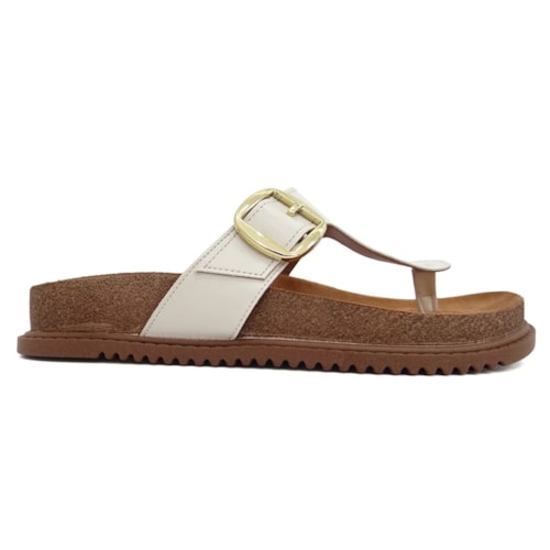 Tamanco Beira Rio Flatform Birken 8524.101 Branco