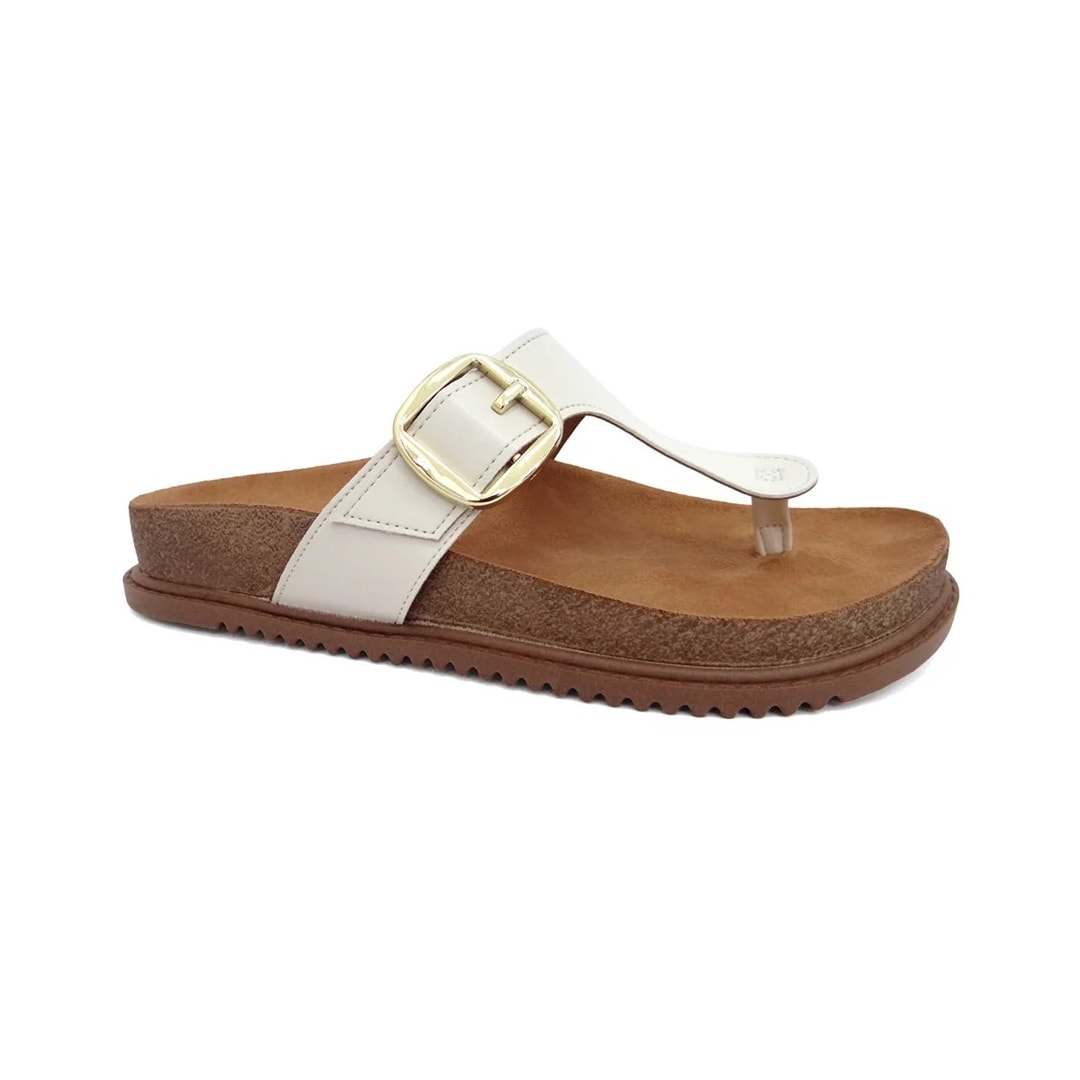 Tamanco Beira Rio Flatform Birken 8524.101 Branco Tamanco Beira Rio Flatform Birken 8524.101 Branco