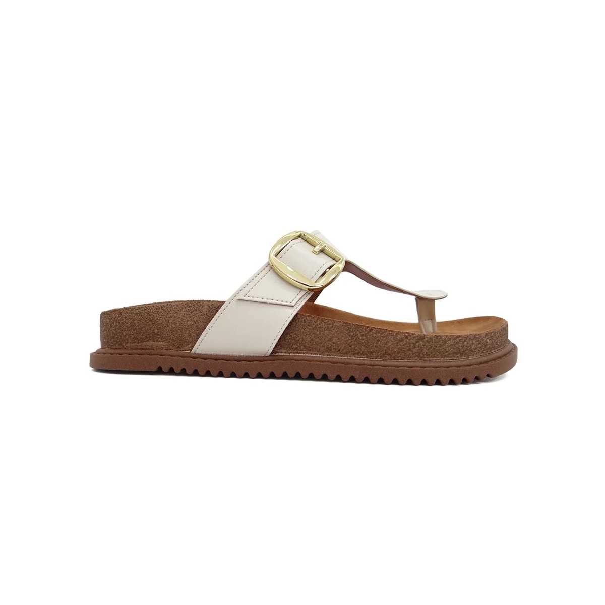 Tamanco Beira Rio Flatform Birken 8524.101 Branco Tamanco Beira Rio Flatform Birken 8524.101 Branco