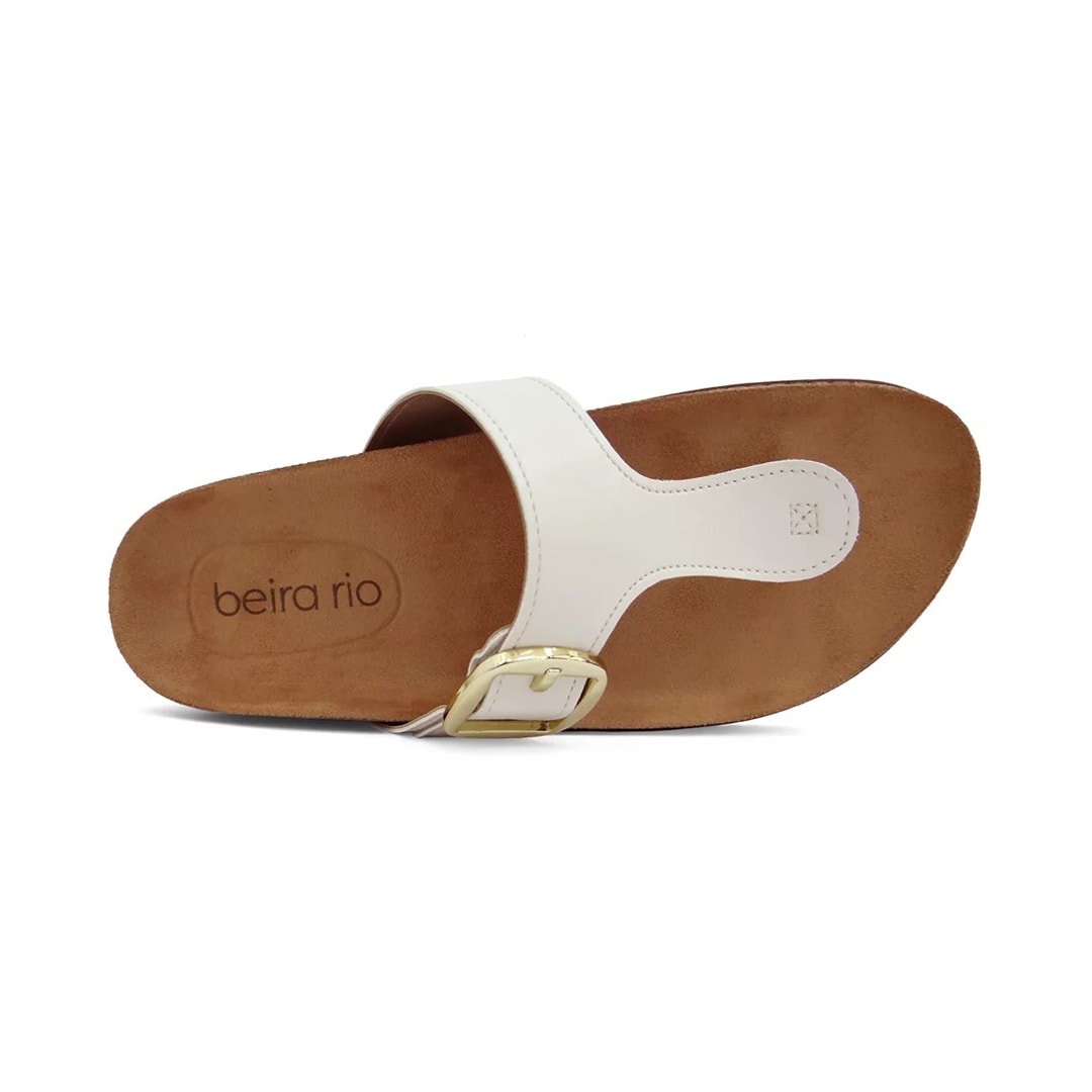 Tamanco Beira Rio Flatform Birken 8524.101 Branco