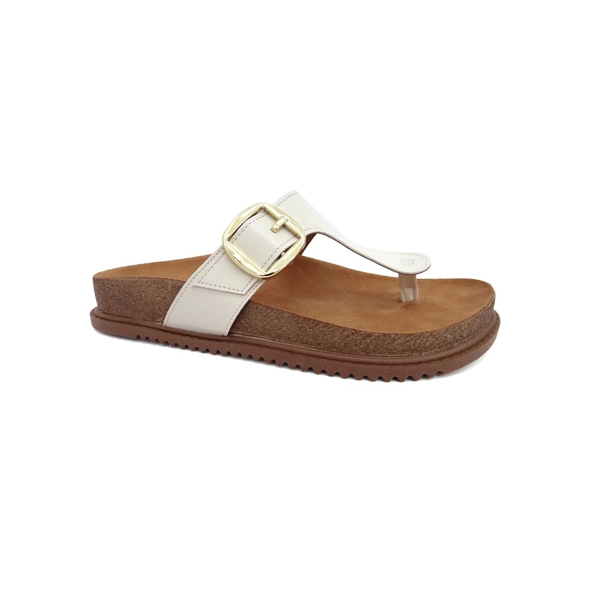 Tamanco Beira Rio Flatform Birken 8524.101 Branco Tamanco Beira Rio Flatform Birken 8524.101 Branco