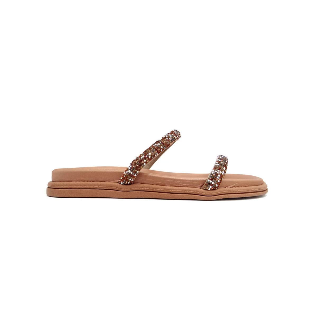 Tamanco Beira Rio Flatform Rasteira 8488.108 Camel/Nude Tamanco Beira Rio Flatform Rasteira 8488.108 Camel/Nude