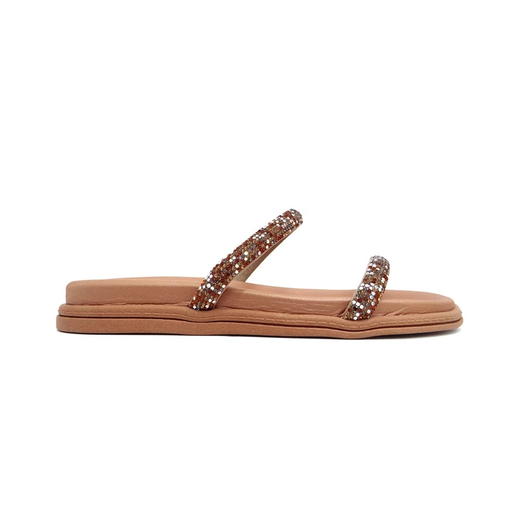 Tamanco Beira Rio Flatform Rasteira 8488.108 Camel/Nude Tamanco Beira Rio Flatform Rasteira 8488.108 Camel/Nude