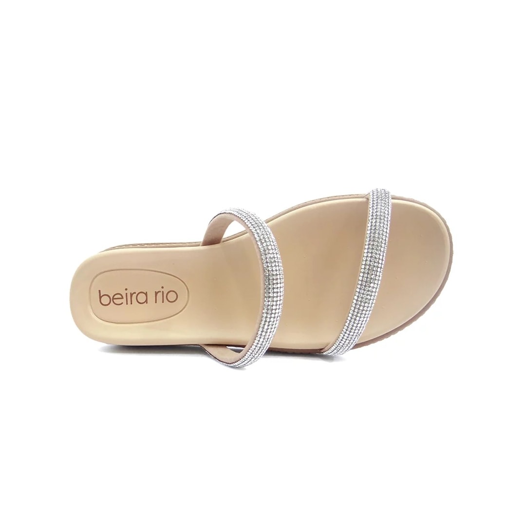 Tamanco Beira Rio Flatform Rasteira 8488.108 Creme Tamanco Beira Rio Flatform Rasteira 8488.108 Creme