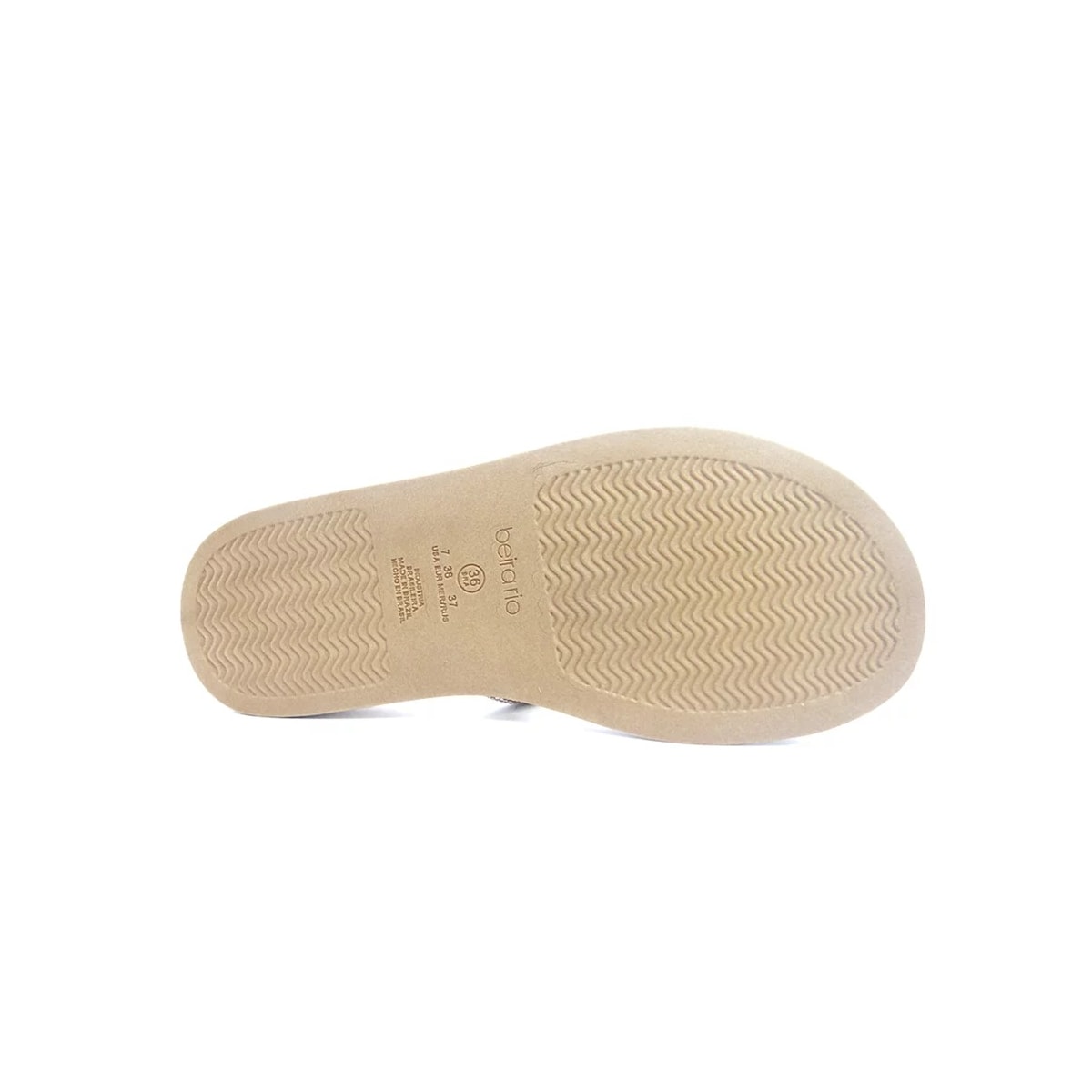 Tamanco Beira Rio Flatform Rasteira 8488.108 Creme
