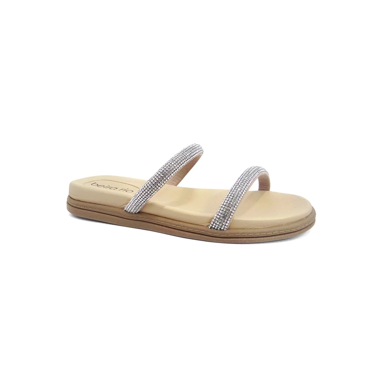 Tamanco Beira Rio Flatform Rasteira 8488.108 Creme Tamanco Beira Rio Flatform Rasteira 8488.108 Creme