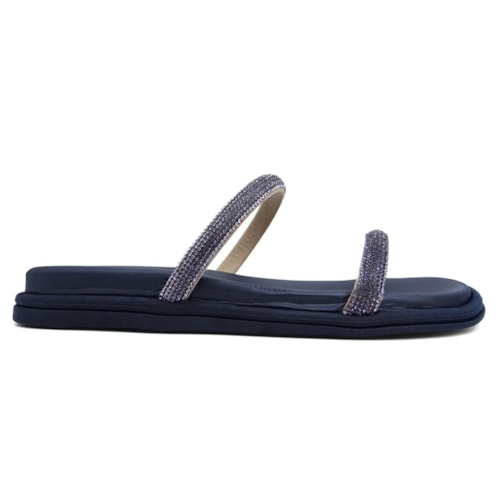 Detalhe - Tamanco Beira Rio Flatform Rasteira 8488.108 Marinho