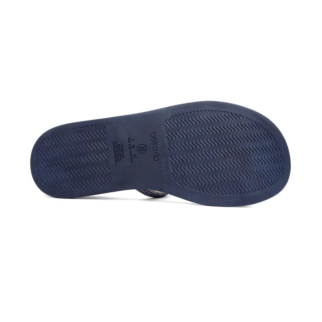 Tamanco Beira Rio Flatform Rasteira 8488.108 Marinho