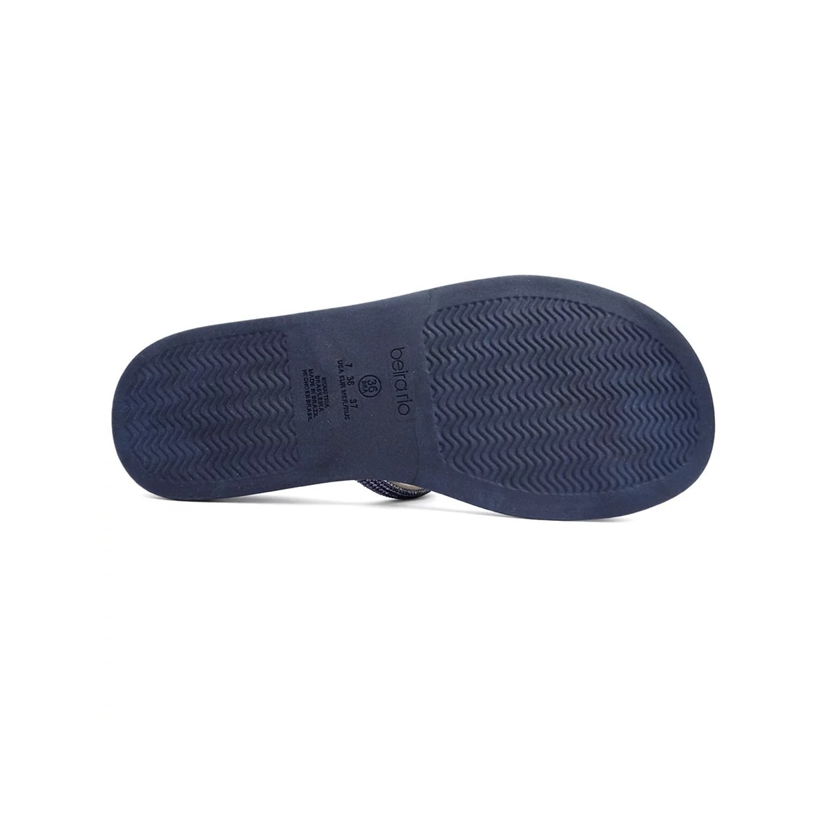 Tamanco Beira Rio Flatform Rasteira 8488.108 Marinho