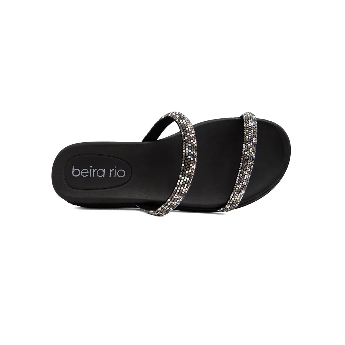 Tamanco Beira Rio Flatform Rasteira 8488.108 Preto/Grafite/Aurora Tamanco Beira Rio Flatform Rasteira 8488.108 Preto/Grafite/Aurora