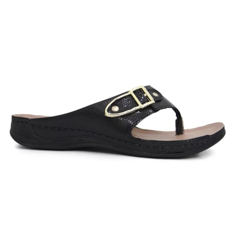 Tamanco Campesi  Conforto L6835 Preto