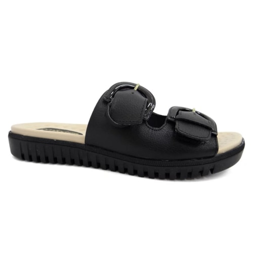 Tamanco Comfortflex Birken 23-45404 Preto