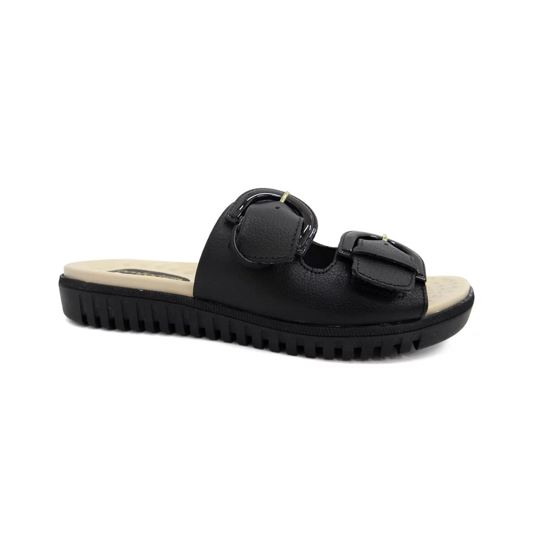 Tamanco Comfortflex Birken 23-45404 Preto