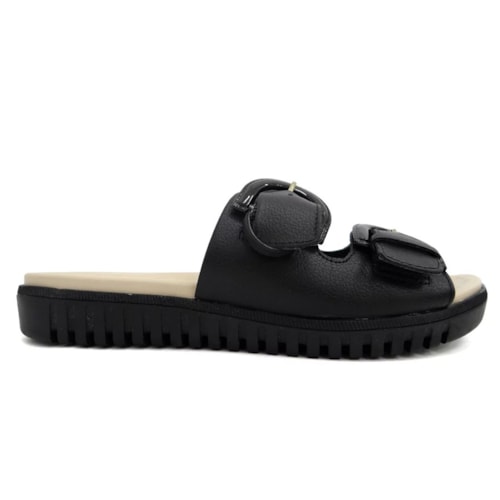 Detalhe - Tamanco Comfortflex Birken 23-45404 Preto