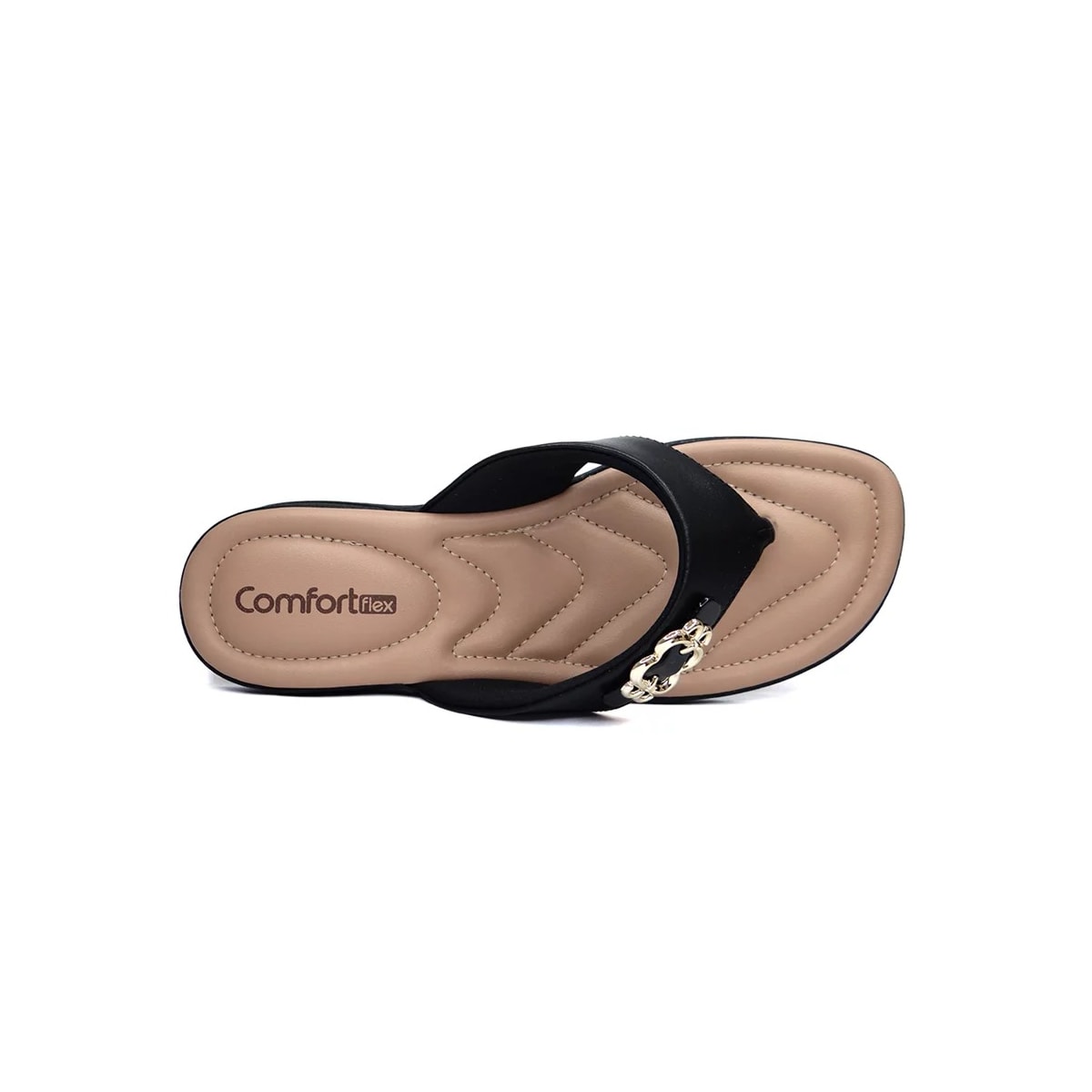 Tamanco Comfortflex Chinelo 23-80401 Preto Tamanco Comfortflex Chinelo 23-80401 Preto