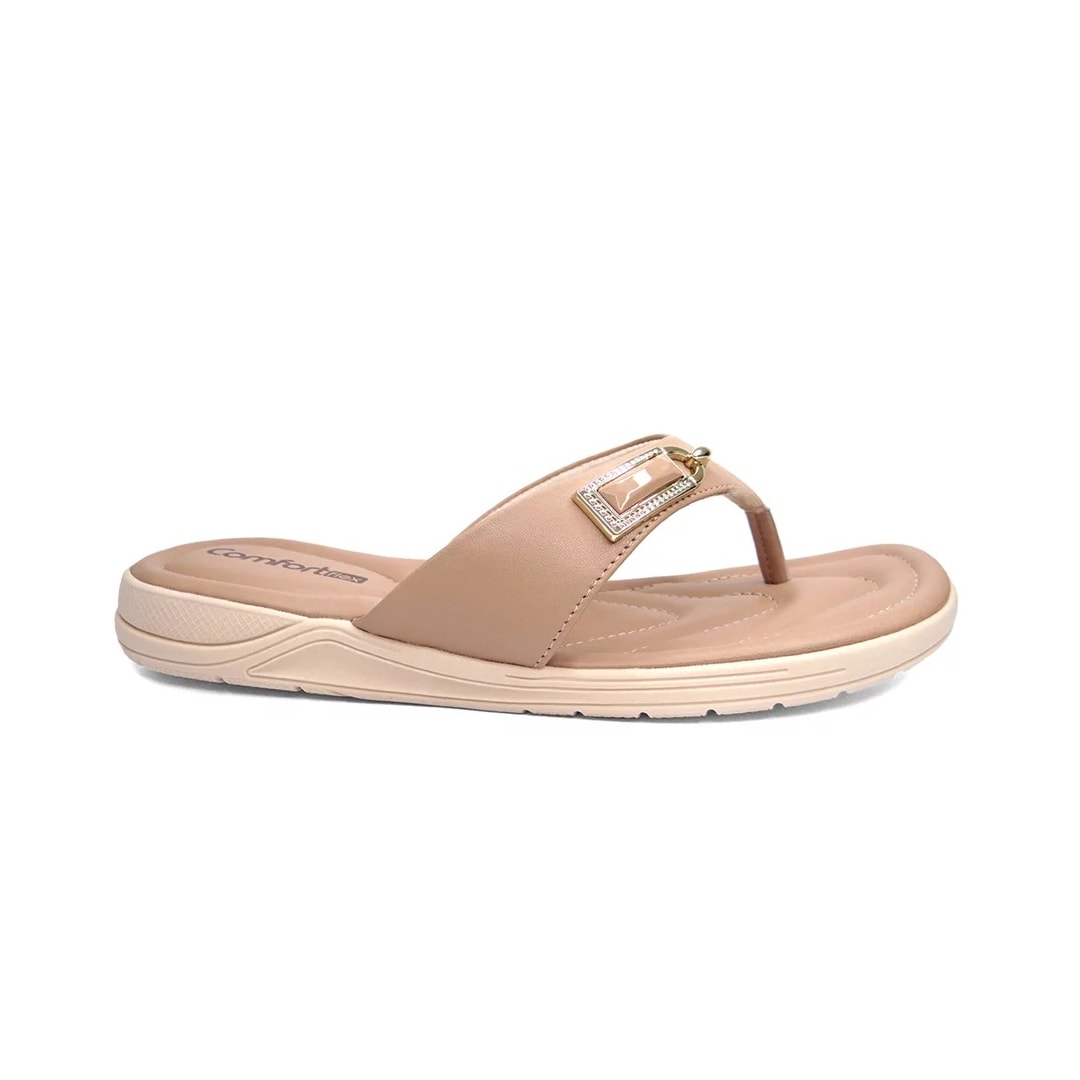 Tamanco Comfortflex Chinelo 23-80403 Caqui Tamanco Comfortflex Chinelo 23-80403 Caqui