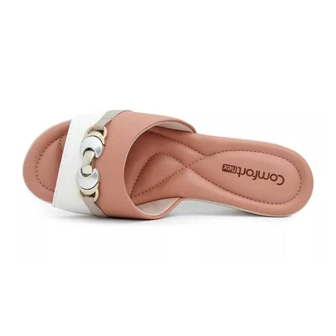 Tamanco Comfortflex Conforto 22-88401 Avela/Pele/Marfim Tamanco Comfortflex Conforto 22-88401 Avela/Pele/Marfim