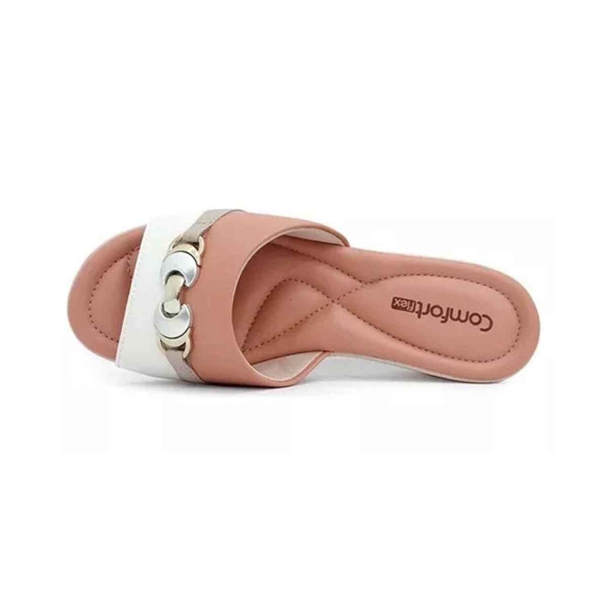 Tamanco Comfortflex Conforto 22-88401 Avela/Pele/Marfim Tamanco Comfortflex Conforto 22-88401 Avela/Pele/Marfim