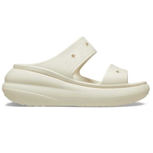 Detalhe - Tamanco Crocs Crush Dandal 207670 Bone