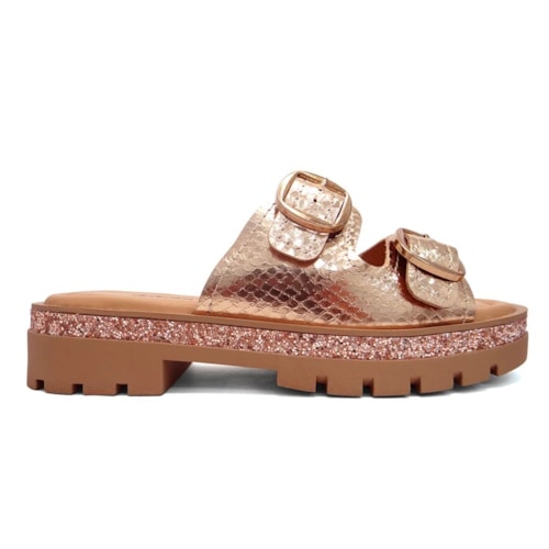 Detalhe - Tamanco Dakota Birken Flatform Y6321 Rose