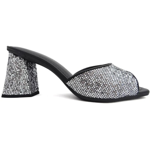 Detalhe - Tamanco Dakota Salto Bloco Y0981 Preto