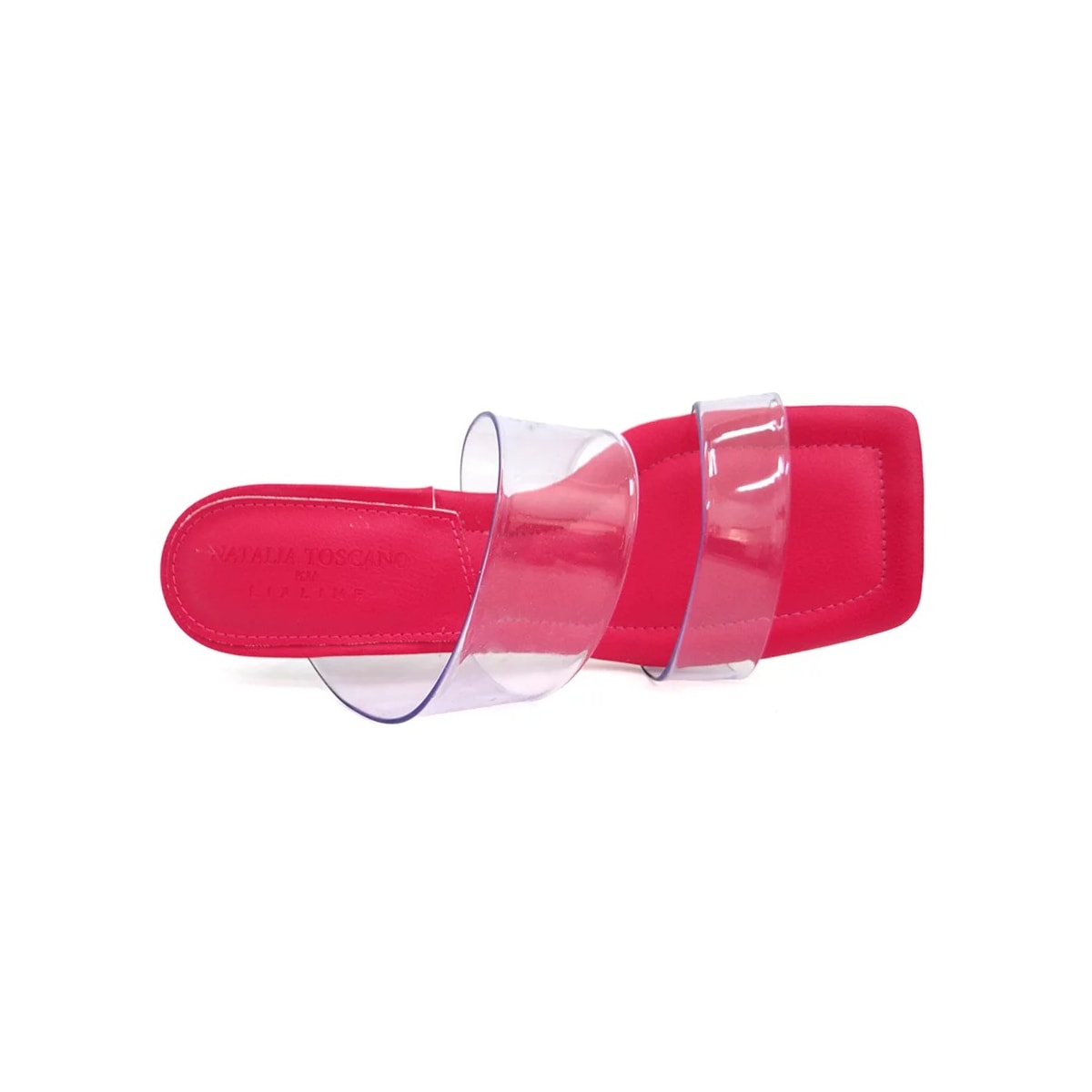 Tamanco Lia Line Feminino 2060.70398 Pink/Transparente Tamanco Lia Line Feminino 2060.70398 Pink/Transparente