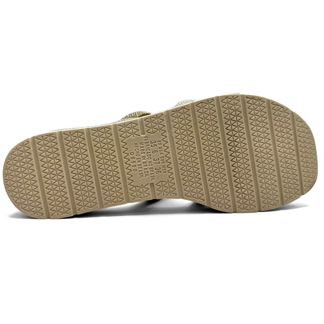 Tamanco Mississipi Birken Flatform Mb811 Dourado