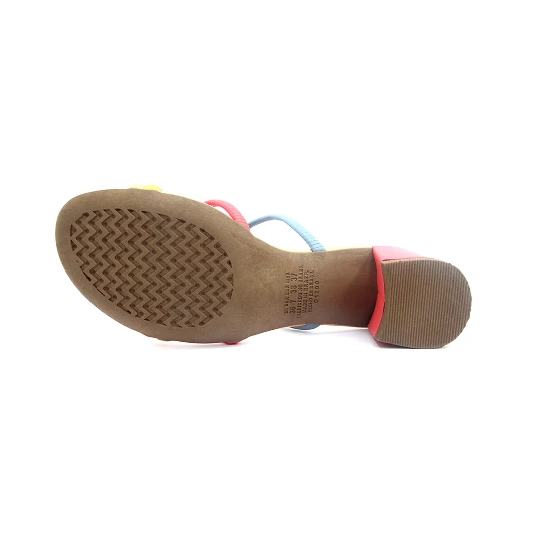 Tamanco Mississipi Salto Bloco Q6821 Mandarin