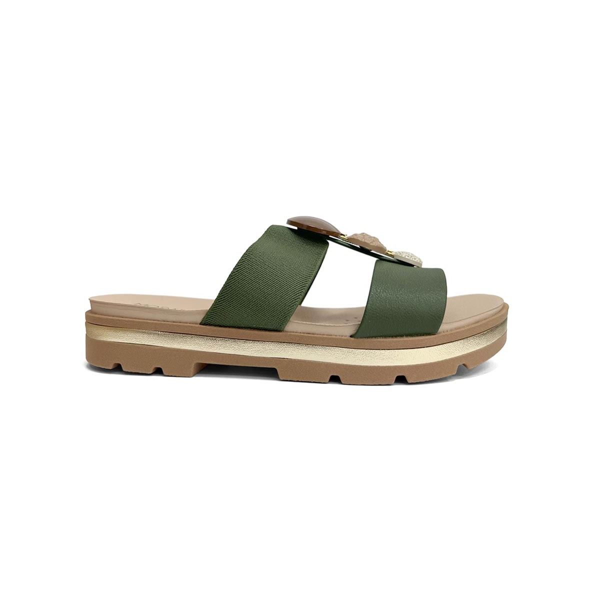 Tamanco Modare Birken 7132.138 Oliva Tamanco Modare Birken 7132.138 Oliva
