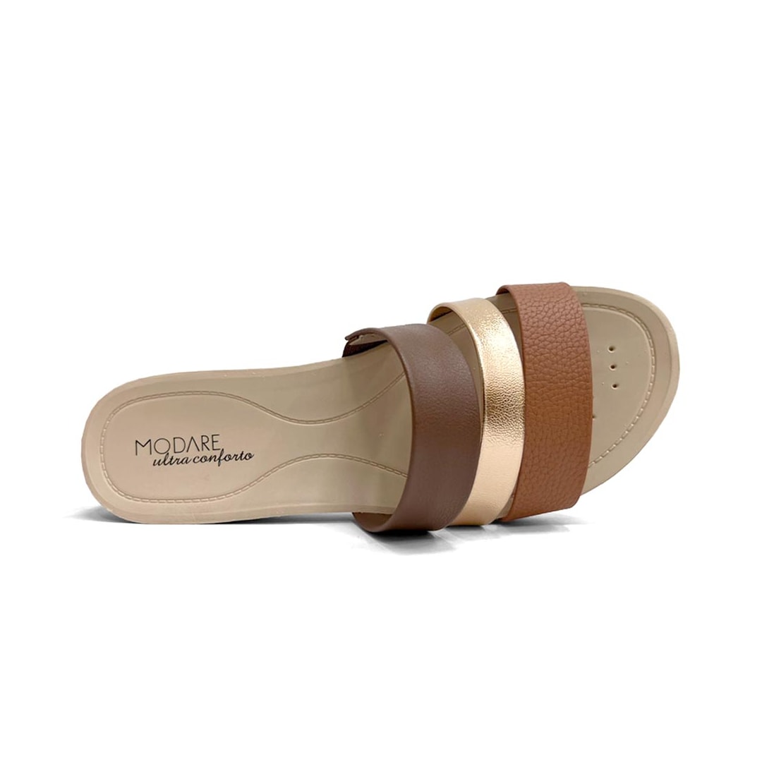 Tamanco Modare Conforto 7125.200 Avela/Terracota/Ouro Rosado Tamanco Modare Conforto 7125.200 Avela/Terracota/Ouro Rosado