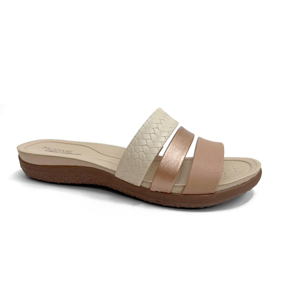 Tamanco Modare Conforto 7125.200 Bege/Creme