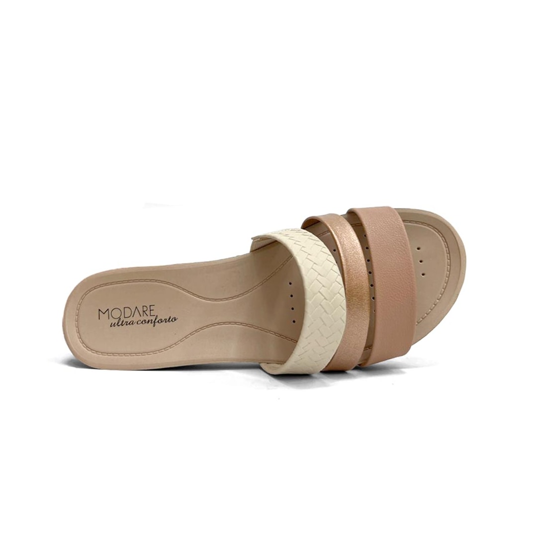 Tamanco Modare Conforto 7125.200 Bege/Creme