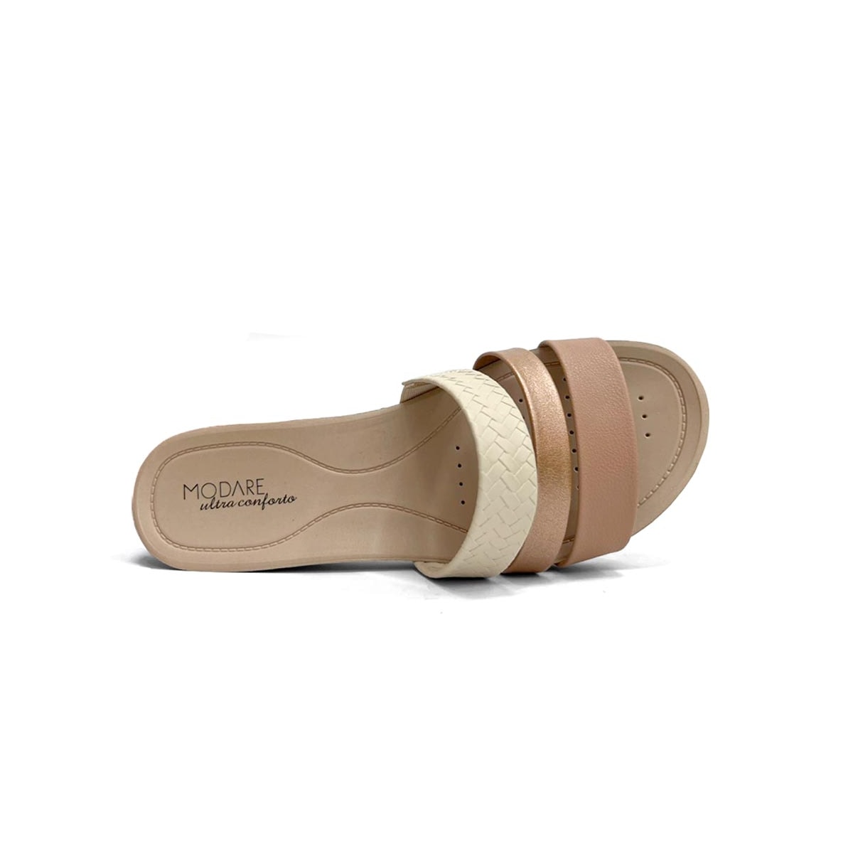 Tamanco Modare Conforto 7125.200 Bege/Creme