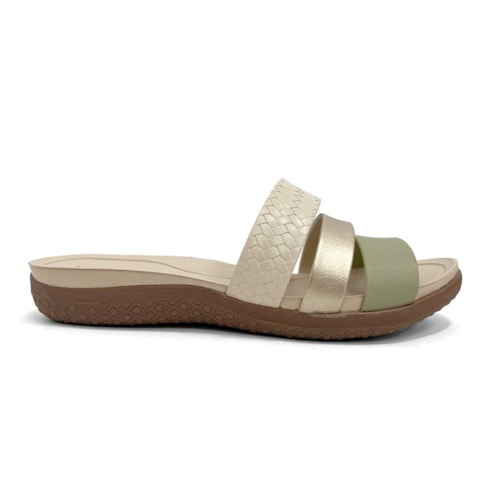 Detalhe - Tamanco Modare Conforto 7125.200 Creme