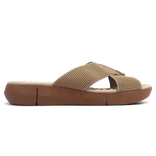 Tamanco Modare Conforto 7142.101 Preto/Camel