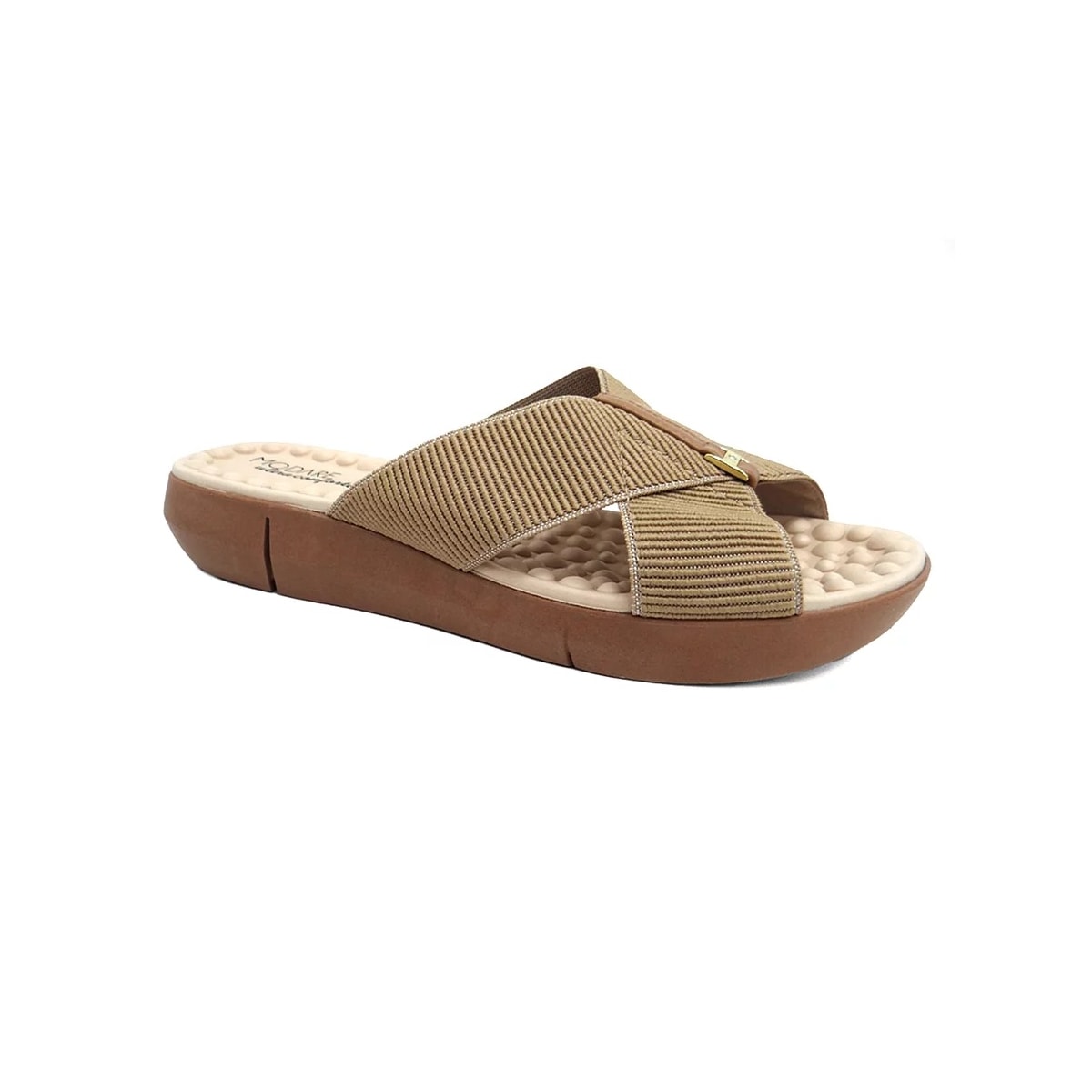 Tamanco Modare Conforto 7142.101 Preto/Camel Tamanco Modare Conforto 7142.101 Preto/Camel