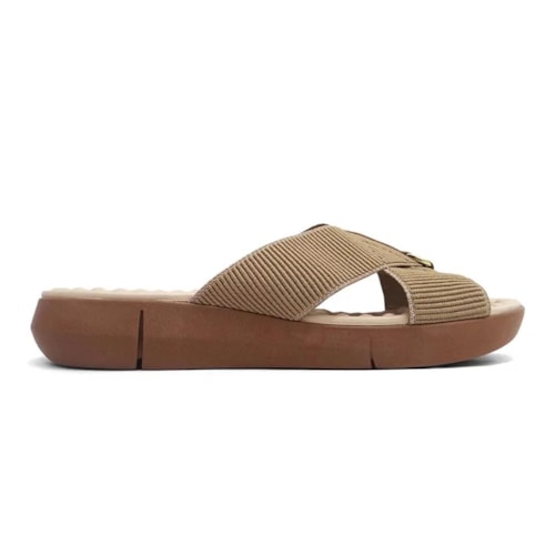 Detalhe - Tamanco Modare Conforto 7142.101 Tan/Camel