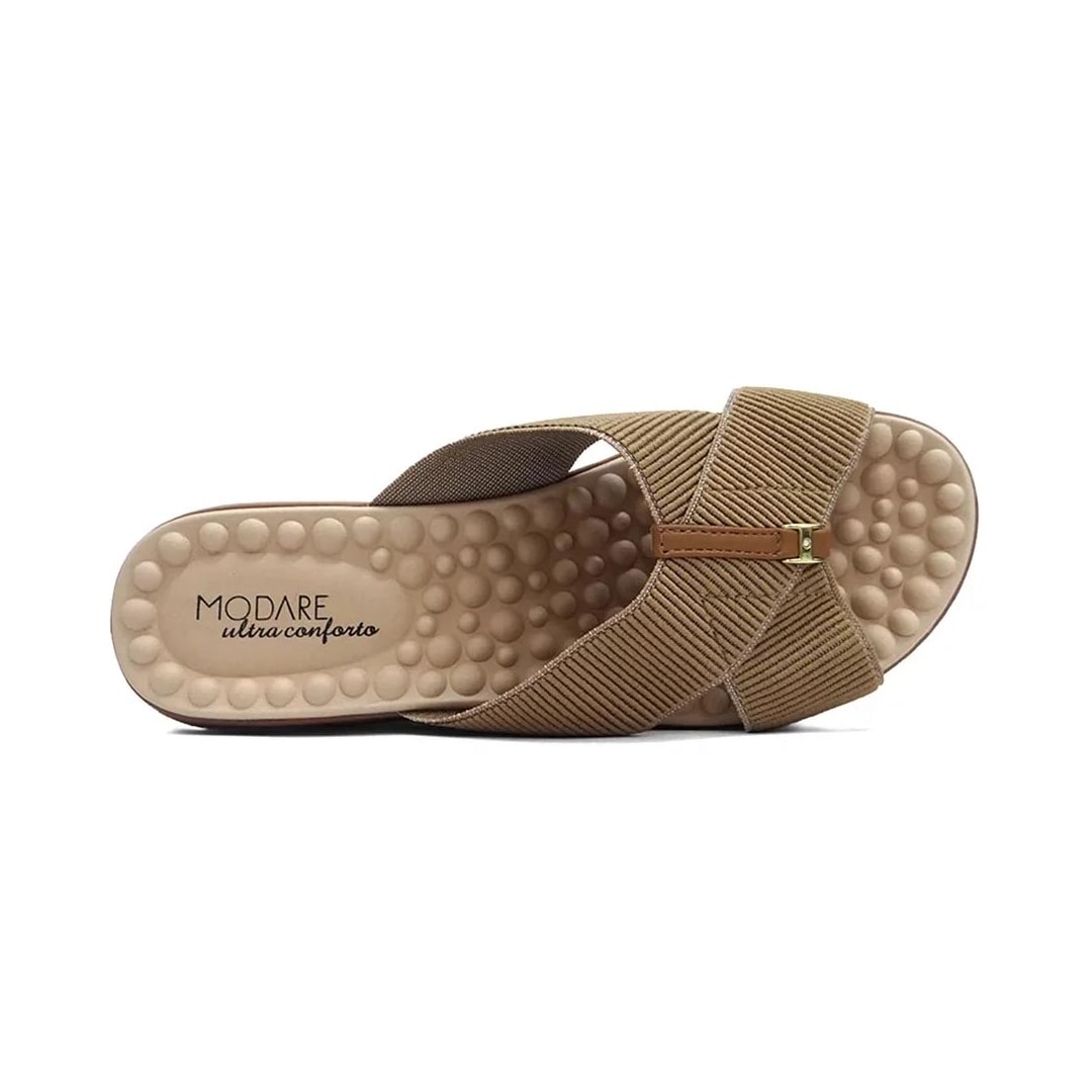 Tamanco Modare Conforto 7142.101 Tan/Camel