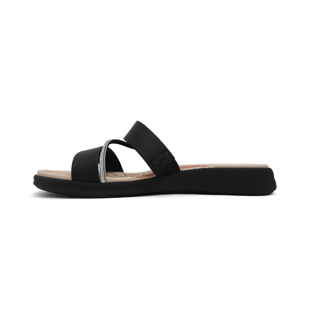 Tamanco Modare Conforto Feminino 7174.115 Preto/Cristal