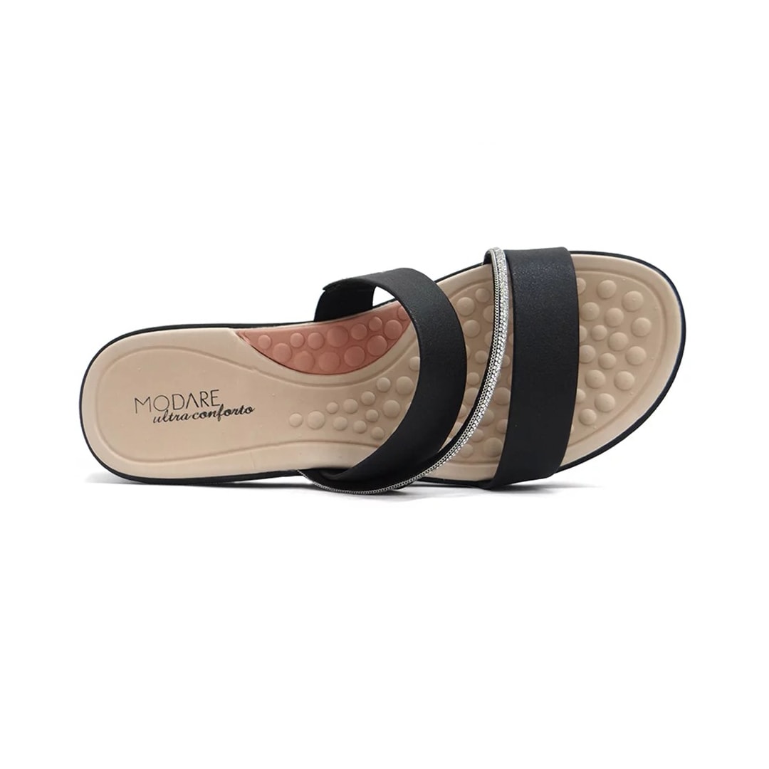 Tamanco Modare Conforto Feminino 7174.115 Preto/Cristal Tamanco Modare Conforto Feminino 7174.115 Preto/Cristal