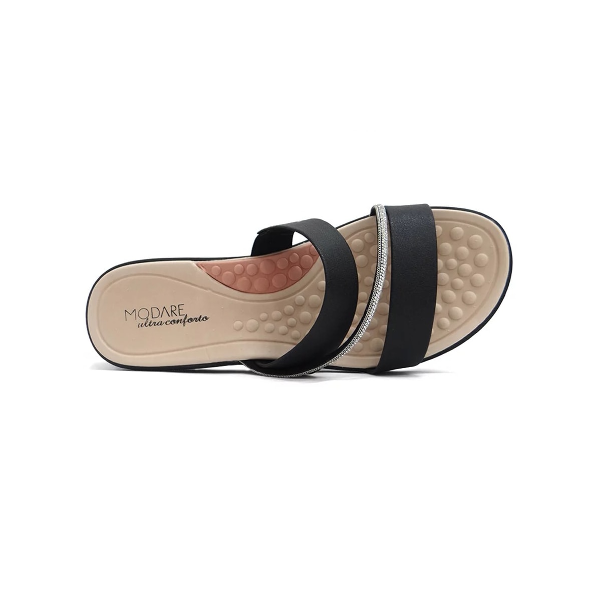 Tamanco Modare Conforto Feminino 7174.115 Preto/Cristal Tamanco Modare Conforto Feminino 7174.115 Preto/Cristal
