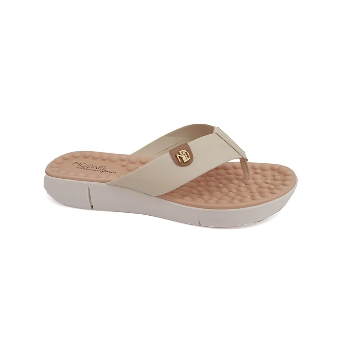 Tamanco Modare Dedo Conforto 7142.106 Creme Tamanco Modare Dedo Conforto 7142.106 Creme