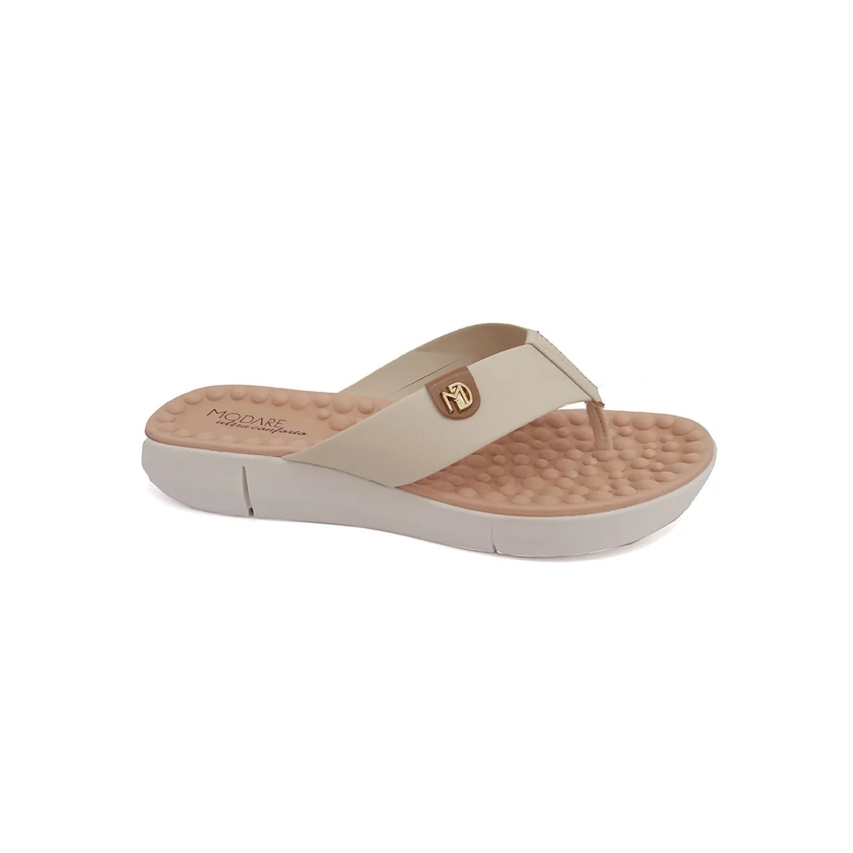 Tamanco Modare Dedo Conforto 7142.106 Creme Tamanco Modare Dedo Conforto 7142.106 Creme