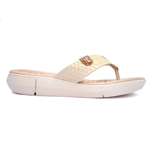 Tamanco Modare Dedo Conforto 7142.106 Creme/Camel