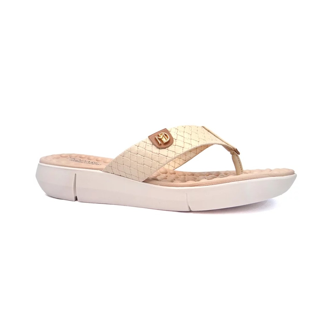 Tamanco Modare Dedo Conforto 7142.106 Creme/Camel Tamanco Modare Dedo Conforto 7142.106 Creme/Camel